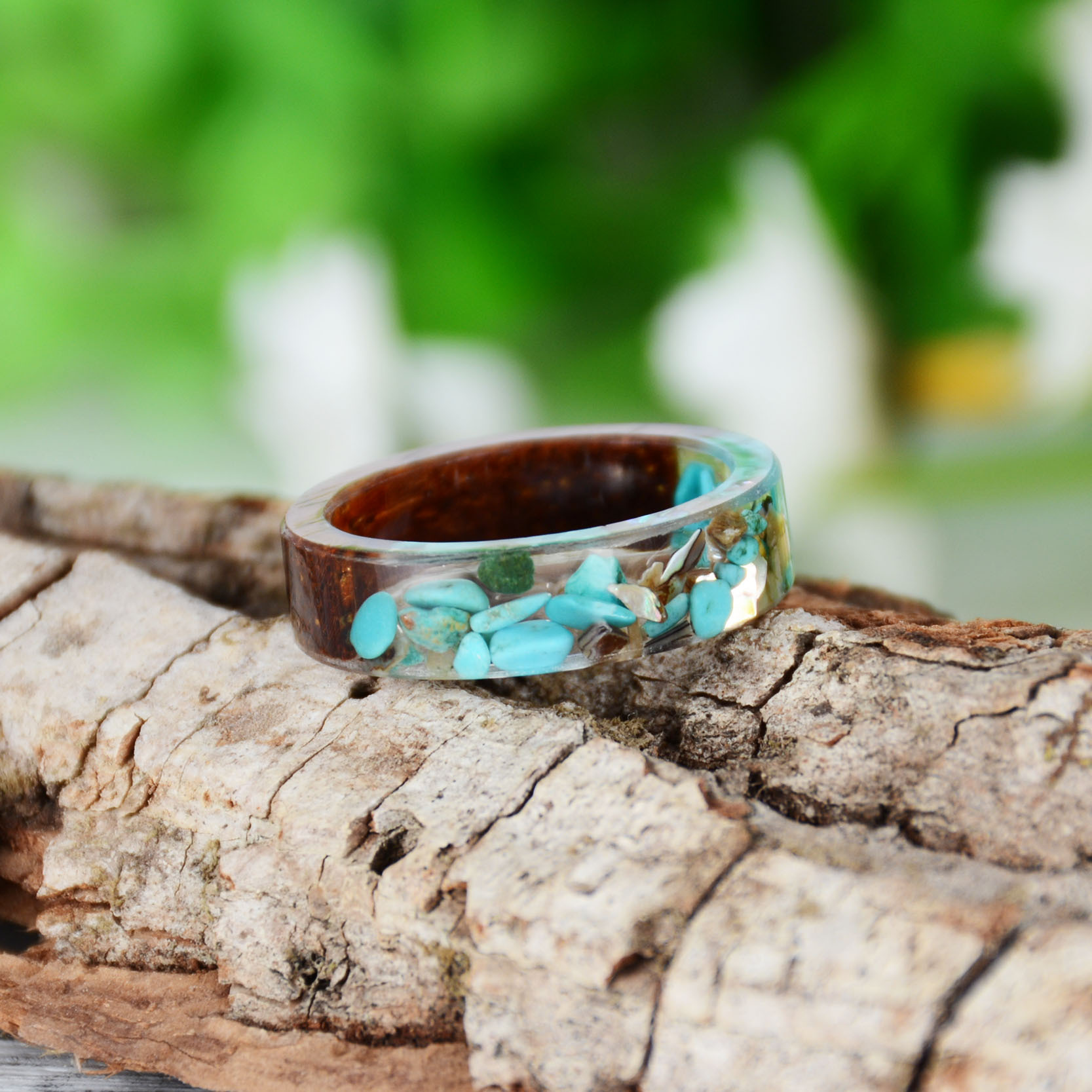 Creatieve Houten Hars Ring voo - Dried Flower Bulk recensie en prijs