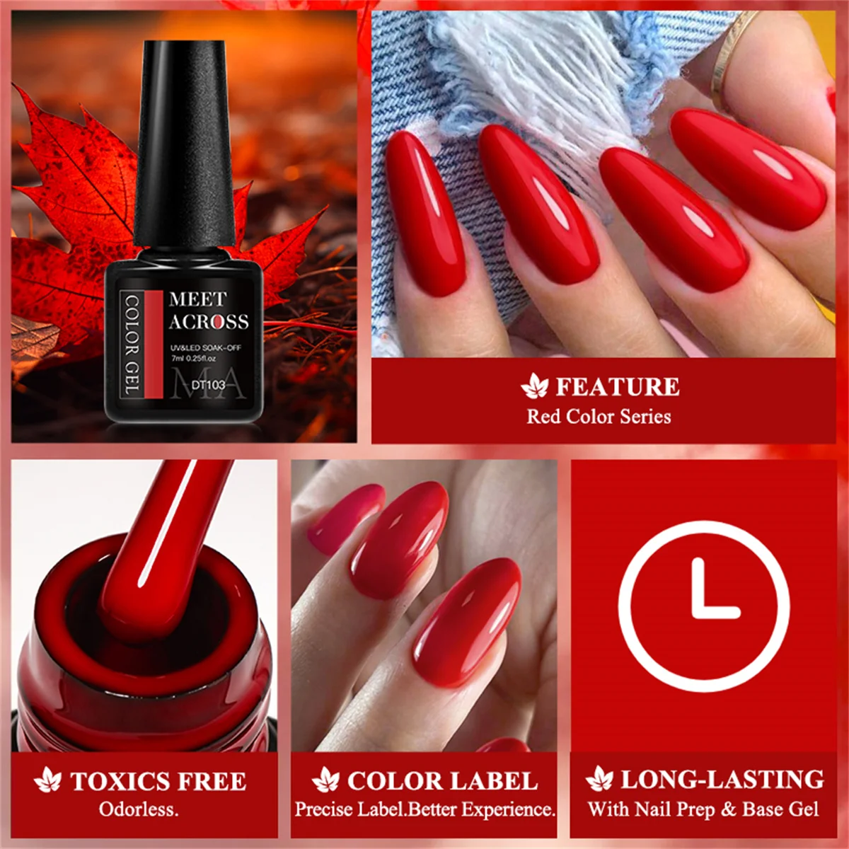 8-delige gel nagellak set HEMA - Resin Glitter Pack recensie en prijs
