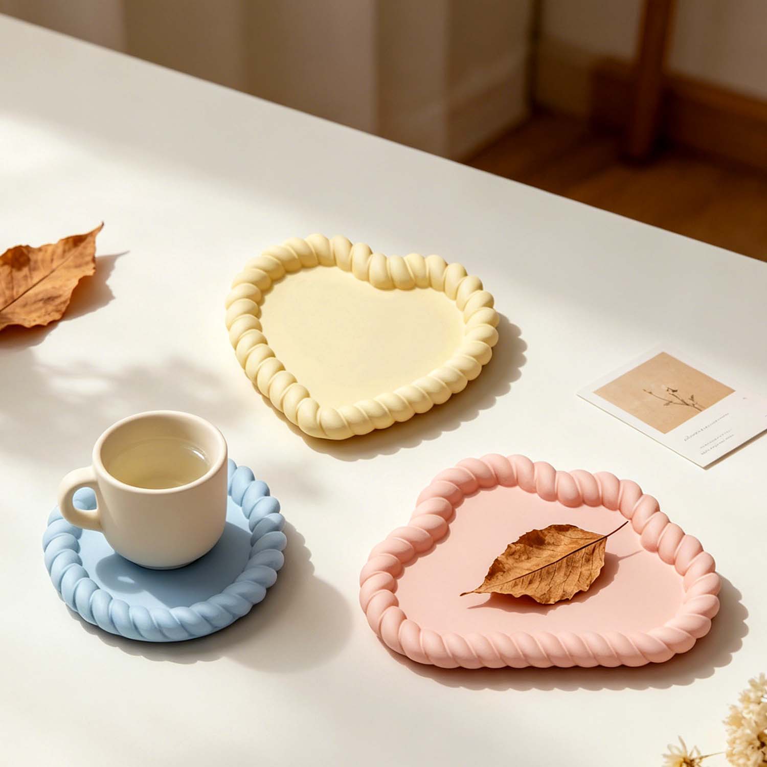 Diverse sets jute onderzetters - Serving Tray Mold recensie en prijs