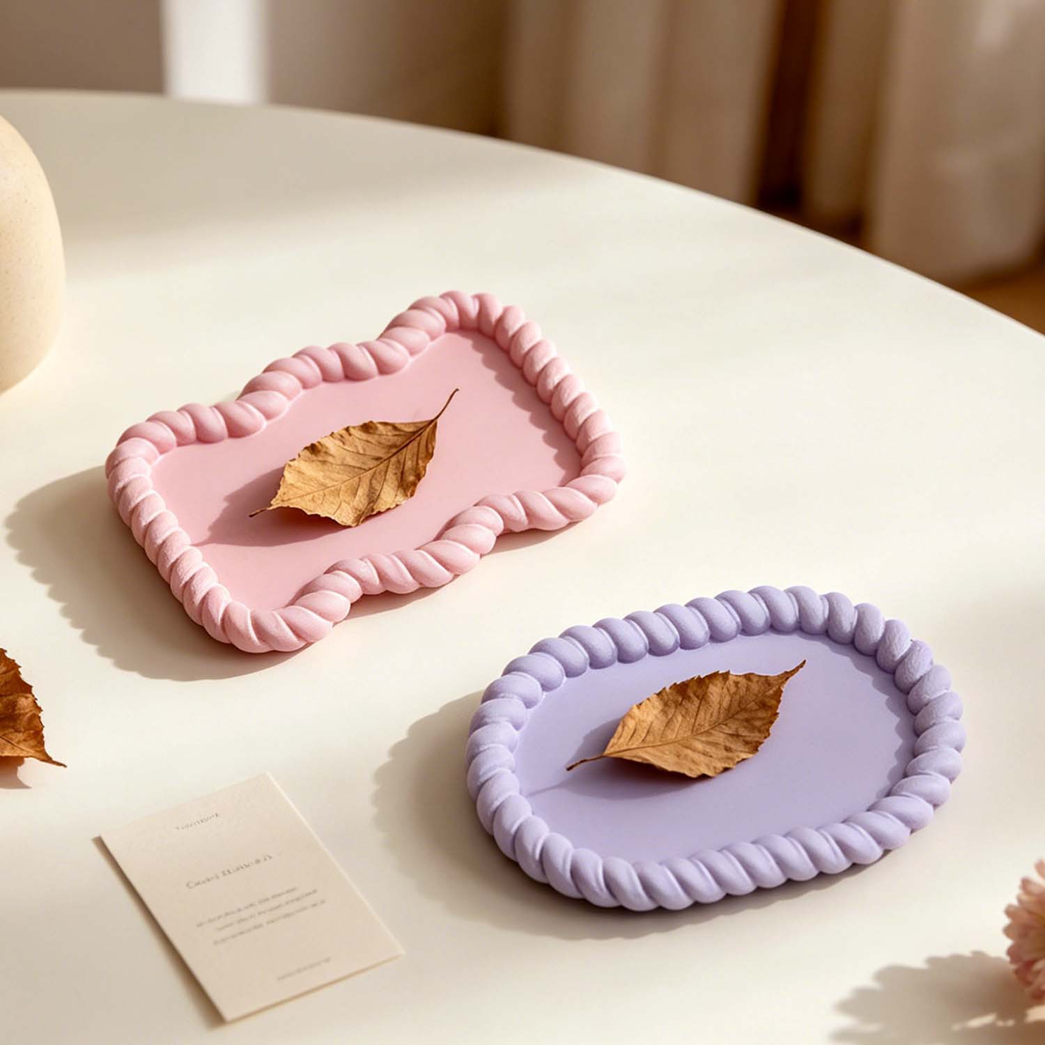 Diverse sets jute onderzetters - Serving Tray Mold recensie en prijs