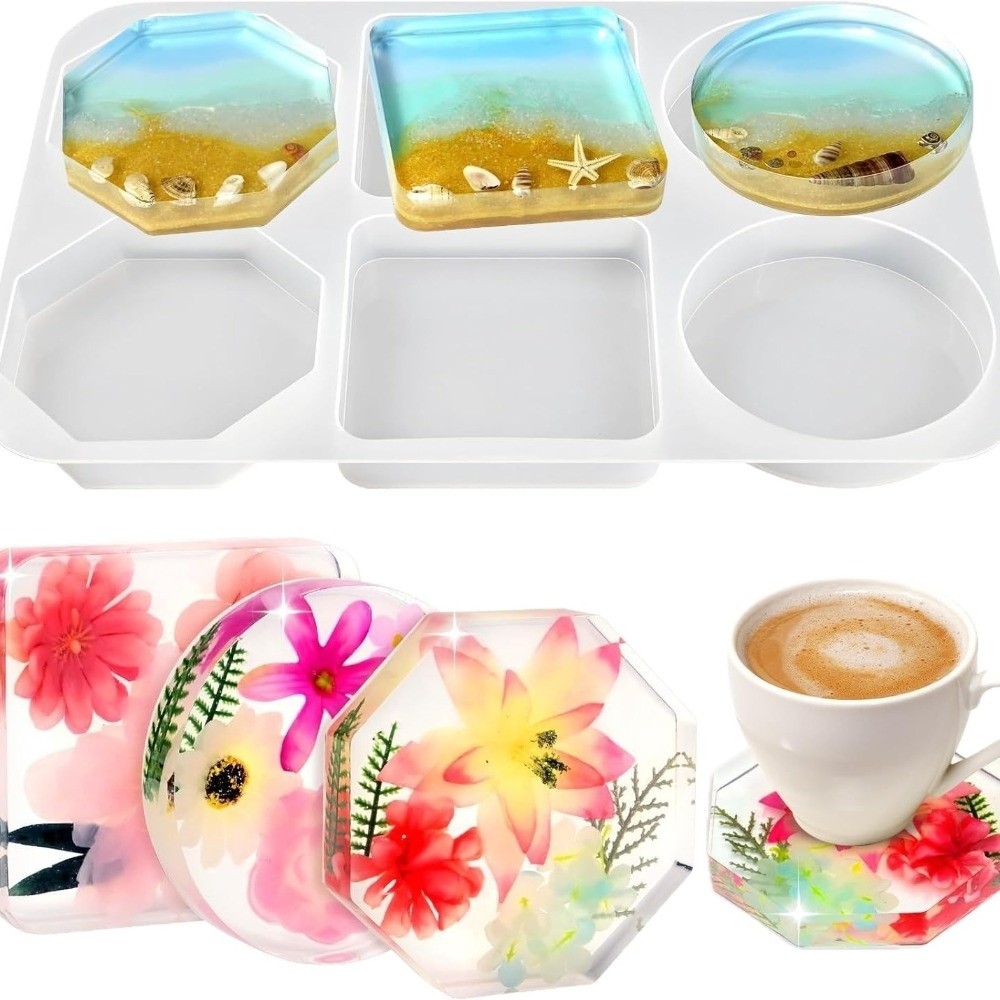 Creatieve onderzetters silicon - Coaster Mold Round recensie en prijs