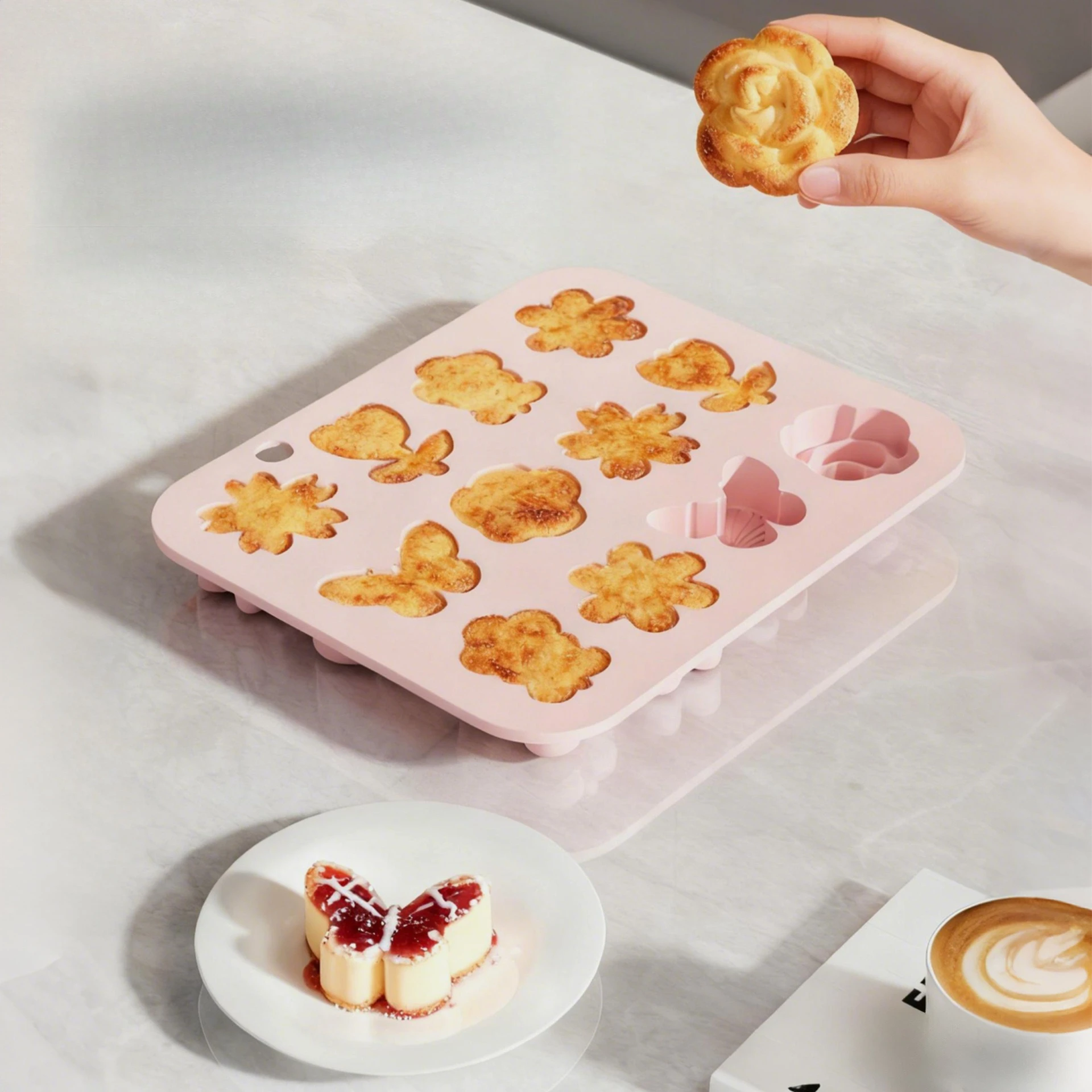 Siliconen cakevorm in bloemvor - Silicone Mold Tray recensie en prijs