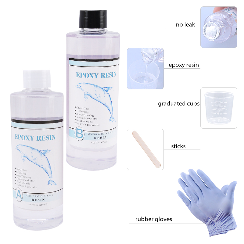 1:1 heldere epoxyhars kristalh - Gold Foil Flakes recensie en prijs