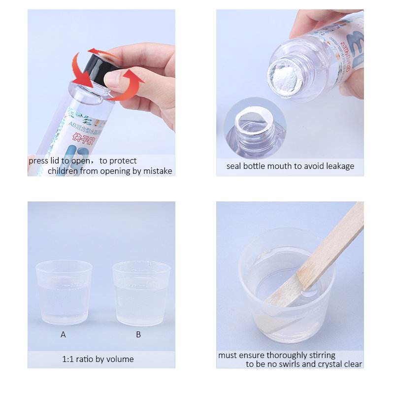 1:1 heldere epoxyhars kristalh - Gold Foil Flakes recensie en prijs