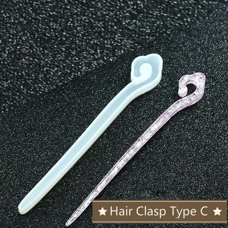 Nieuwe transparante haarspeld  - Resin Craft Material recensie en prijs