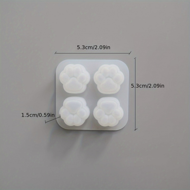 1Cat Paw Pattern siliconen mal - Resin Craft Ideas recensie en prijs
