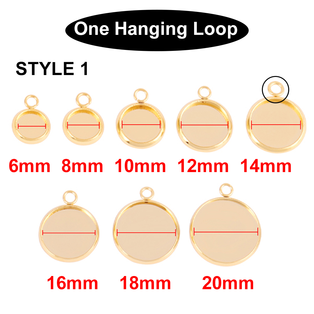10 stuks roestvrij staal caboc - Bezels Set Pendant recensie en prijs