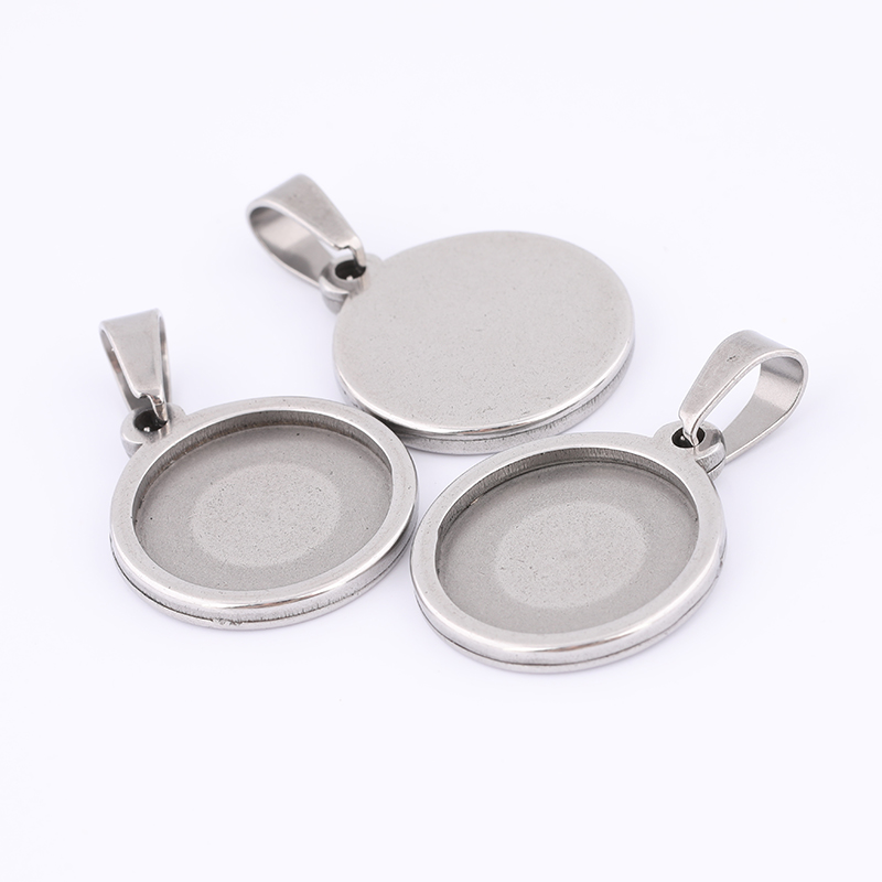 10st 15mm ronde cabochon basis - Bezels Set Pendant recensie en prijs