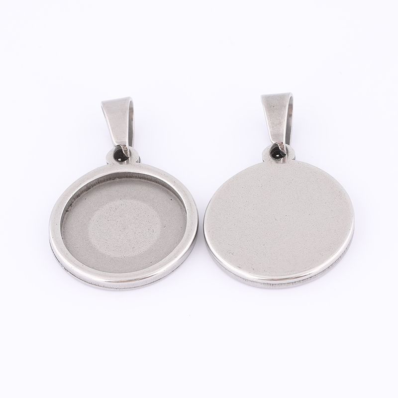 10st 15mm ronde cabochon basis - Bezels Set Pendant recensie en prijs
