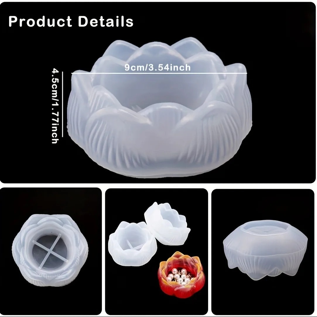 1 st DIY Lotusbloem Siliconen  - Flower Preservation Resin recensie en prijs