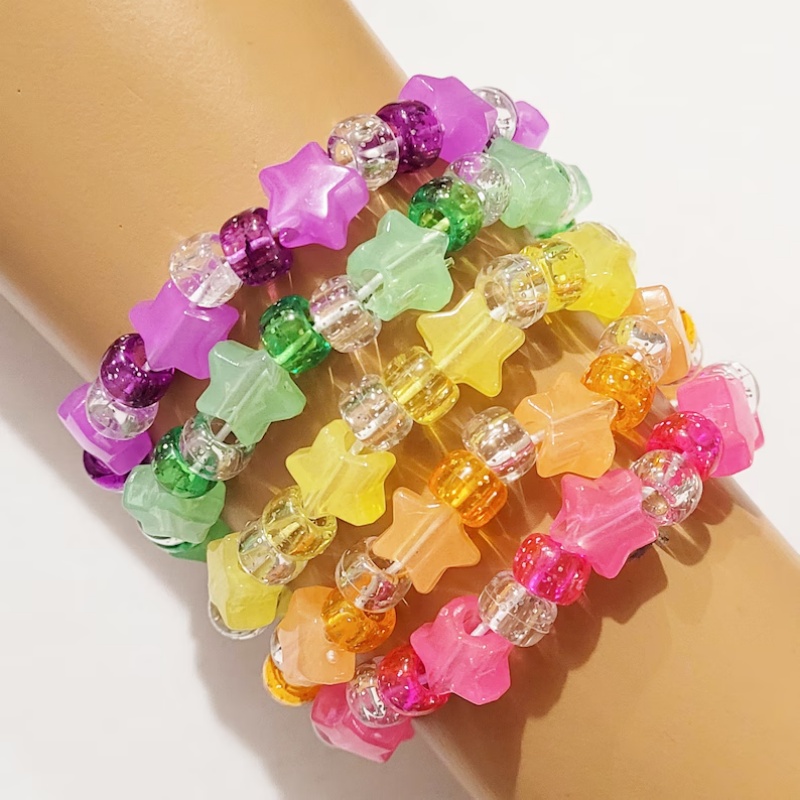 5Gloedster Kandi armbandenset, - Resin Glitter Pack recensie en prijs