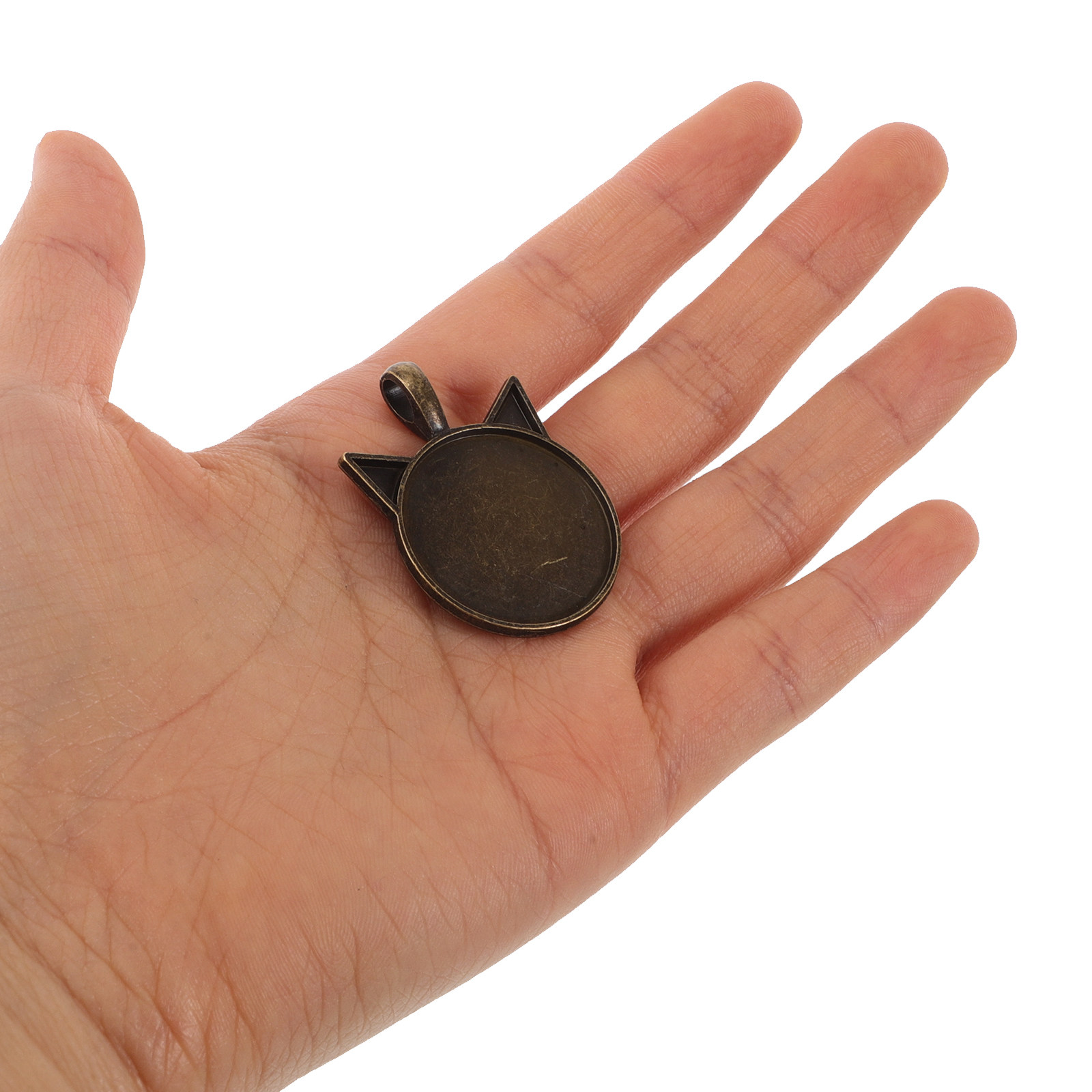 5 stuks kattenoor hangerhouder - Bezels Set Pendant recensie en prijs