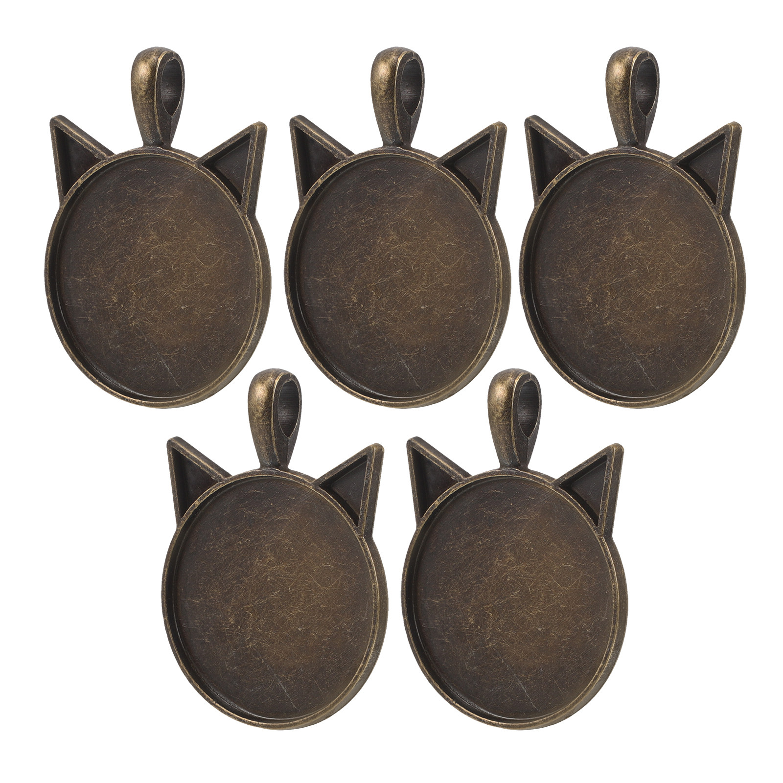 5 stuks kattenoor hangerhouder - Bezels Set Pendant recensie en prijs