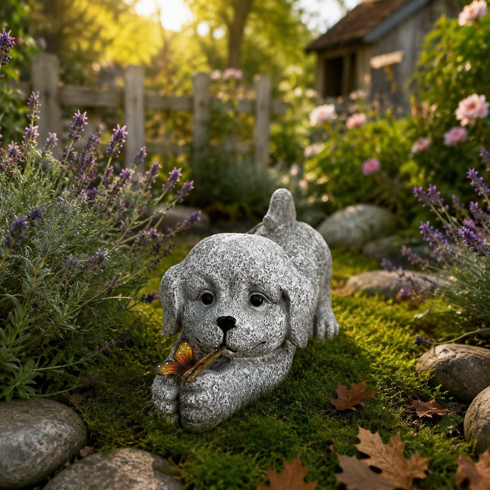 Solar Dog Statue Resin Craft S - Resin Crafts recensie en prijs