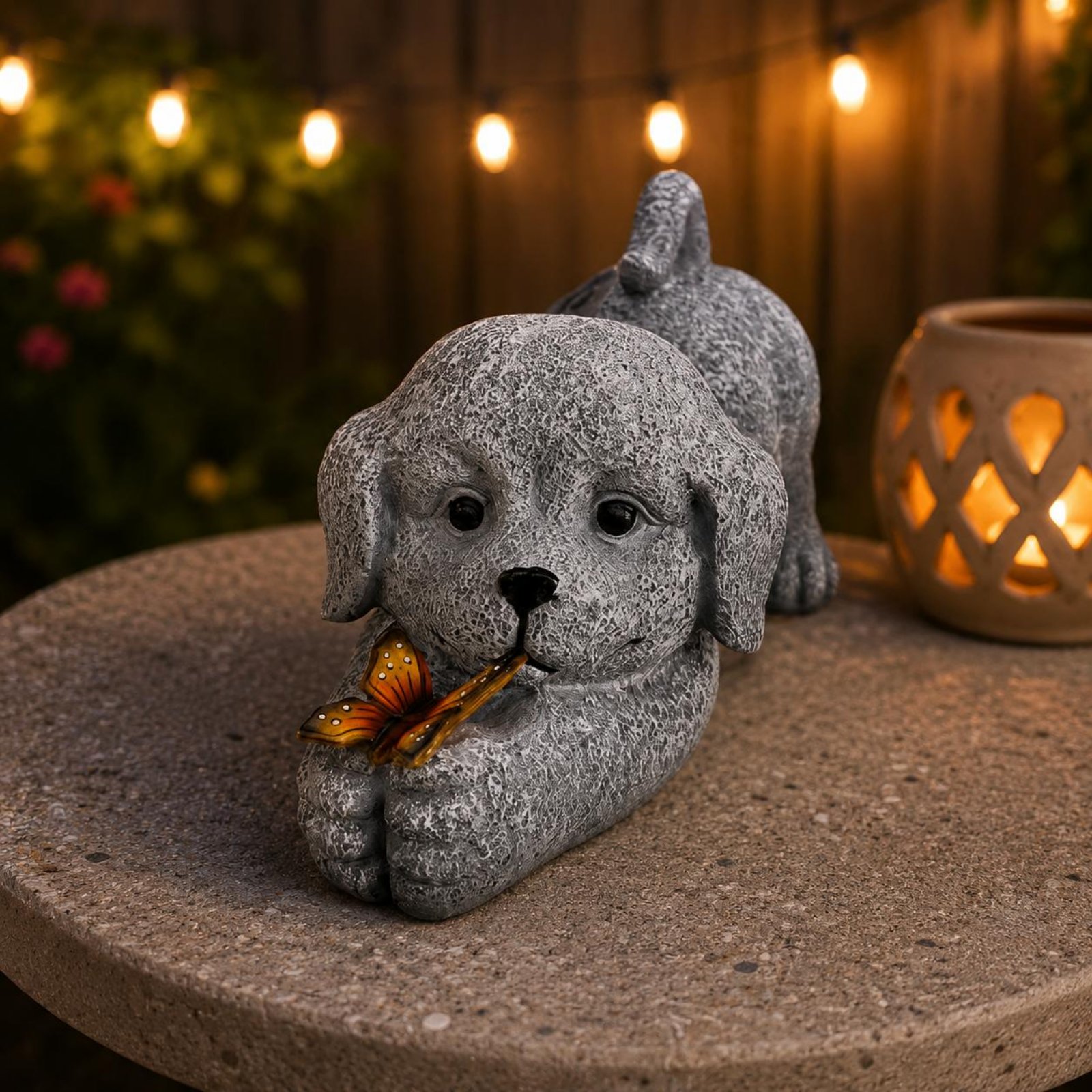 Solar Dog Statue Resin Craft S - Resin Crafts recensie en prijs