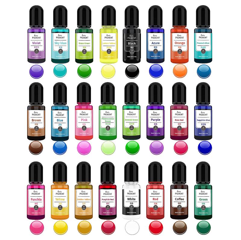 24 Kleur 10 ml/Fles Epoxyhars  - Resin Dye Alcohol recensie en prijs