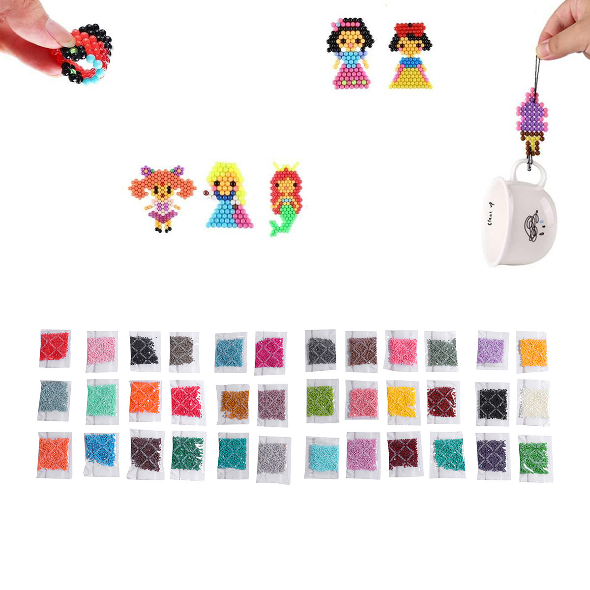 36 stuks ronde diamantset hars - Resin Craft Kit recensie en prijs