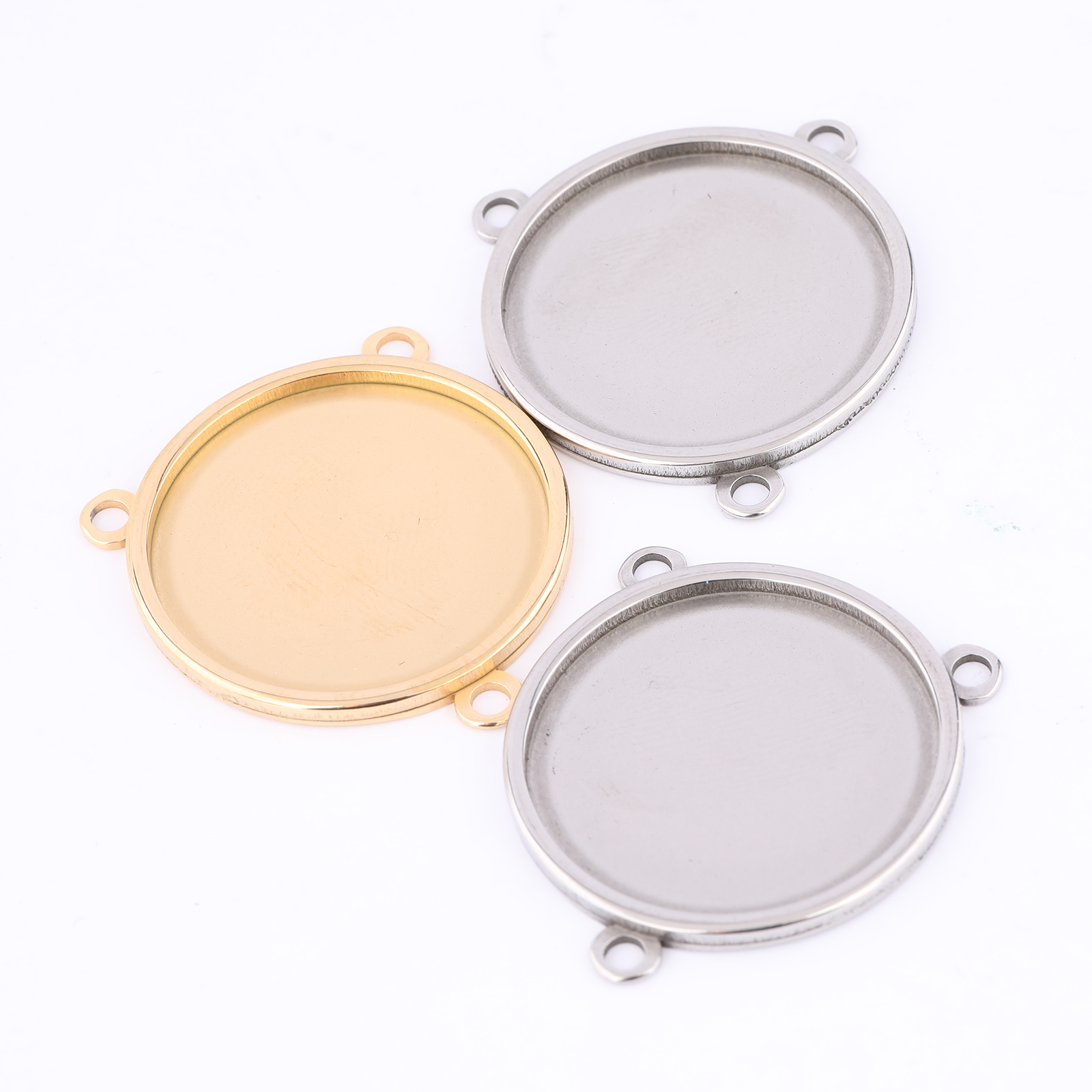 5 stuks roestvrij staal vergul - Bezels Set Pendant recensie en prijs