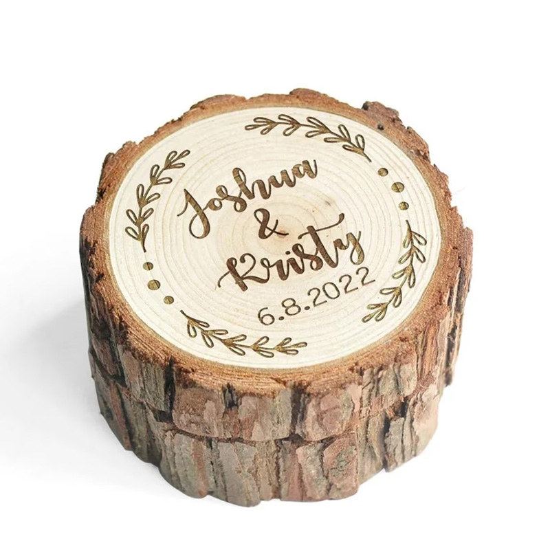 Gepersonaliseerde houten trouw - Wood Ring Blank recensie en prijs