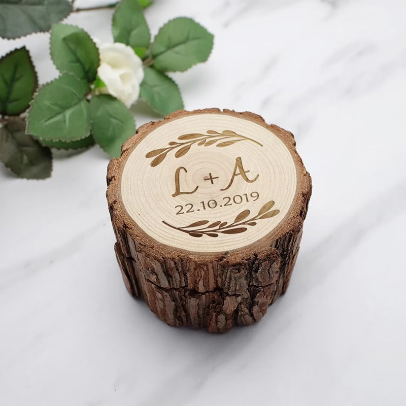 Gepersonaliseerde houten trouw - Wood Ring Blank recensie en prijs