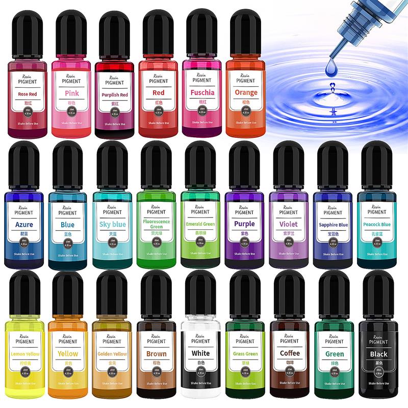 24 Kleur Kunst Inkt Alcohol Ha - Resin Dye Alcohol recensie en prijs
