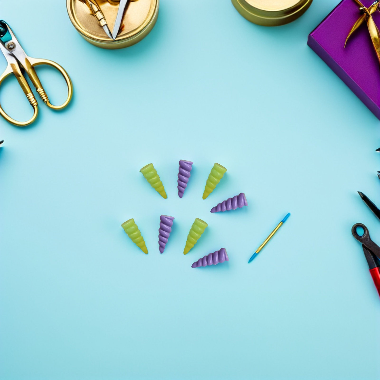 10 stuks eenhoornhoorn van har - Resin Crafts recensie en prijs