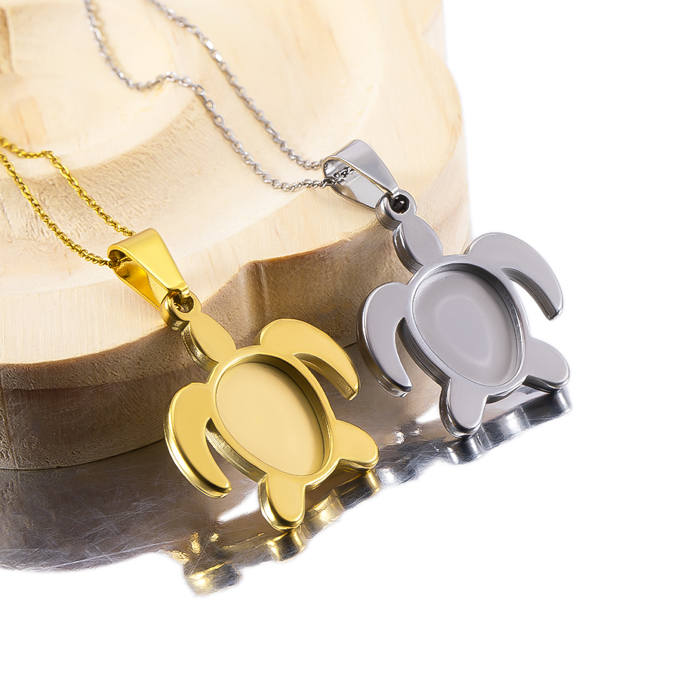 1 st 5 stks RVS Verguld Schild - Bezels Set Pendant recensie en prijs